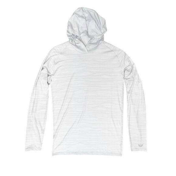 WYLD1 - Shine Hoodie Invincible Cloak - Storm White -Sun Protection - Medium - Picture 1 of 4